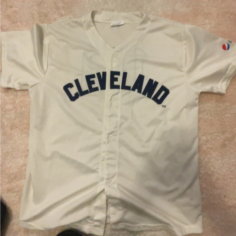 Cleveland Indians Pepsi throwback jersey #19